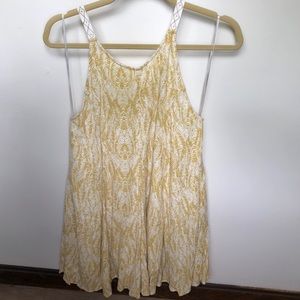 O’Neill Golden Yellow Flowy Sun Dress